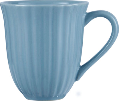 Mug with grooves