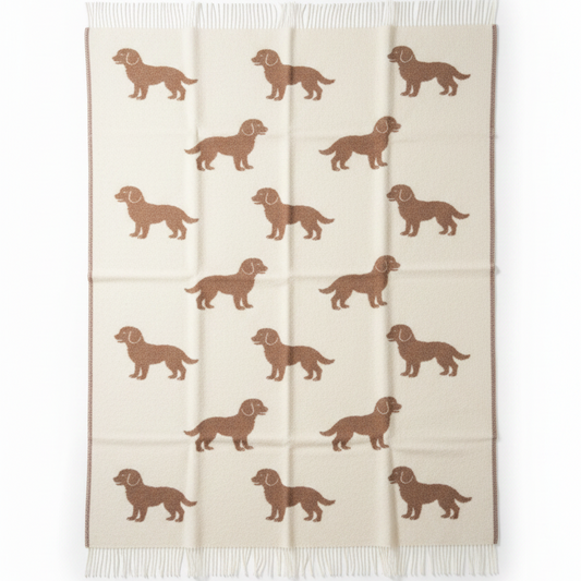 Puppy Plaid | 100% NZ wol | Reversible | Belpo