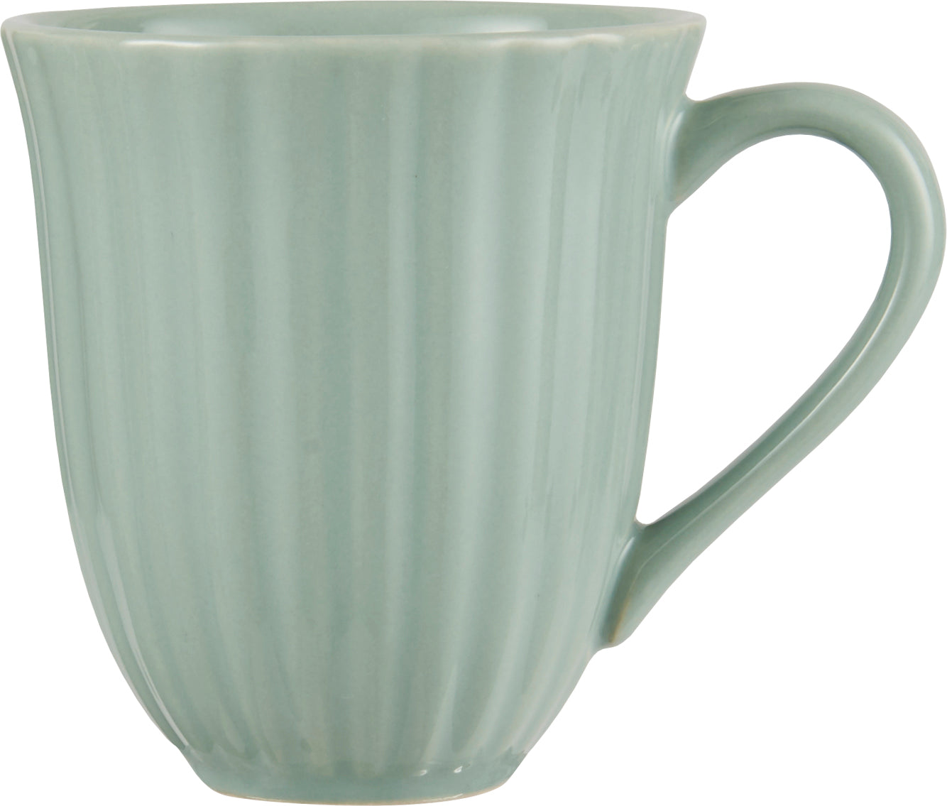 Mug with grooves