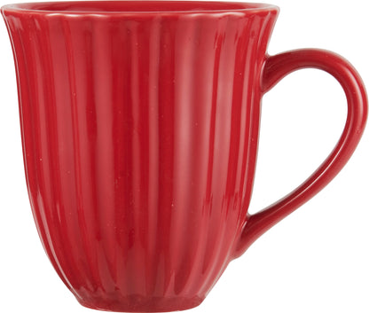 Mug with grooves